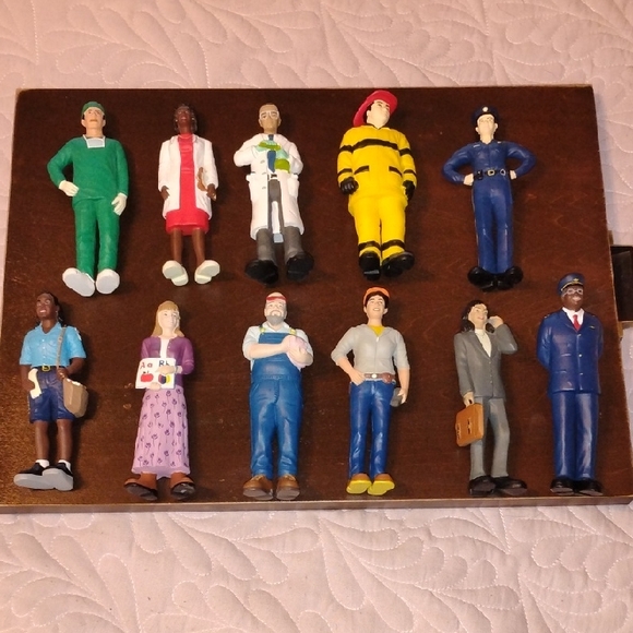 Lakeshore Learning PVC Figures Professions, Set of 11 - Picture 1 of 13